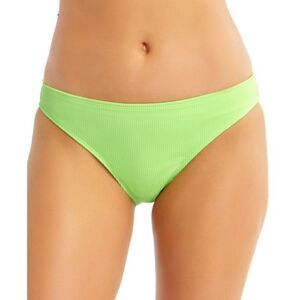 California Waves Juniors Ribbed Hipster Bottoms Lime Green Large NWT